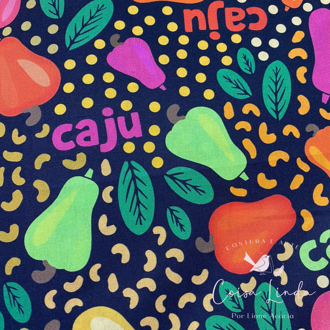 TRICOLINE DIGITAL CAJU COLORIDO FUNDO PRETO