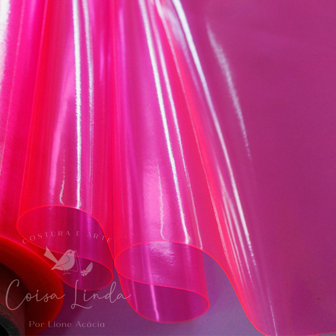 PLÁSTICO CRISTAL COLOR ROSA