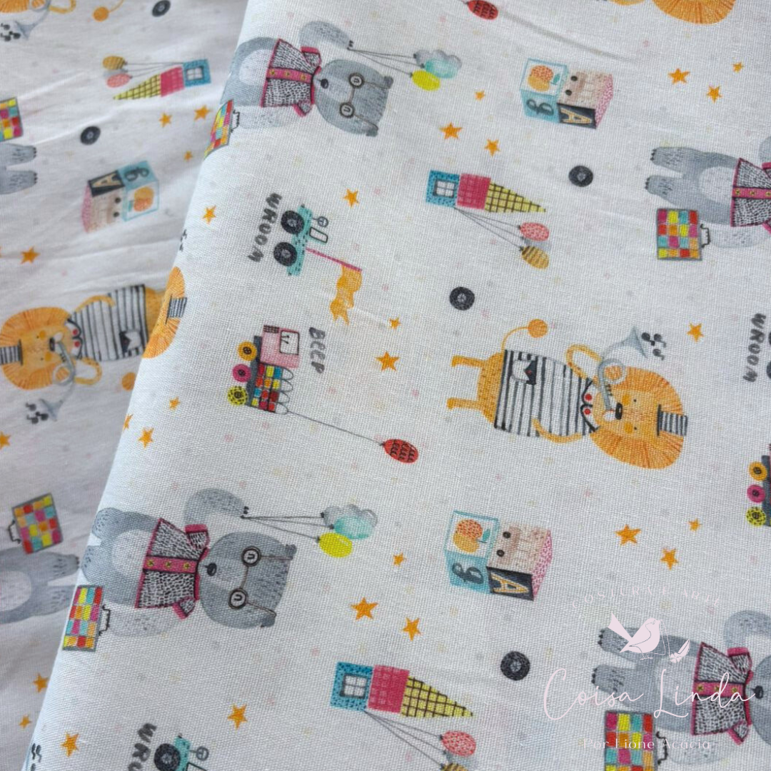 TRICOLINE DIGITAL AQUARELA, ANIMAIS E BRINQUEDOS