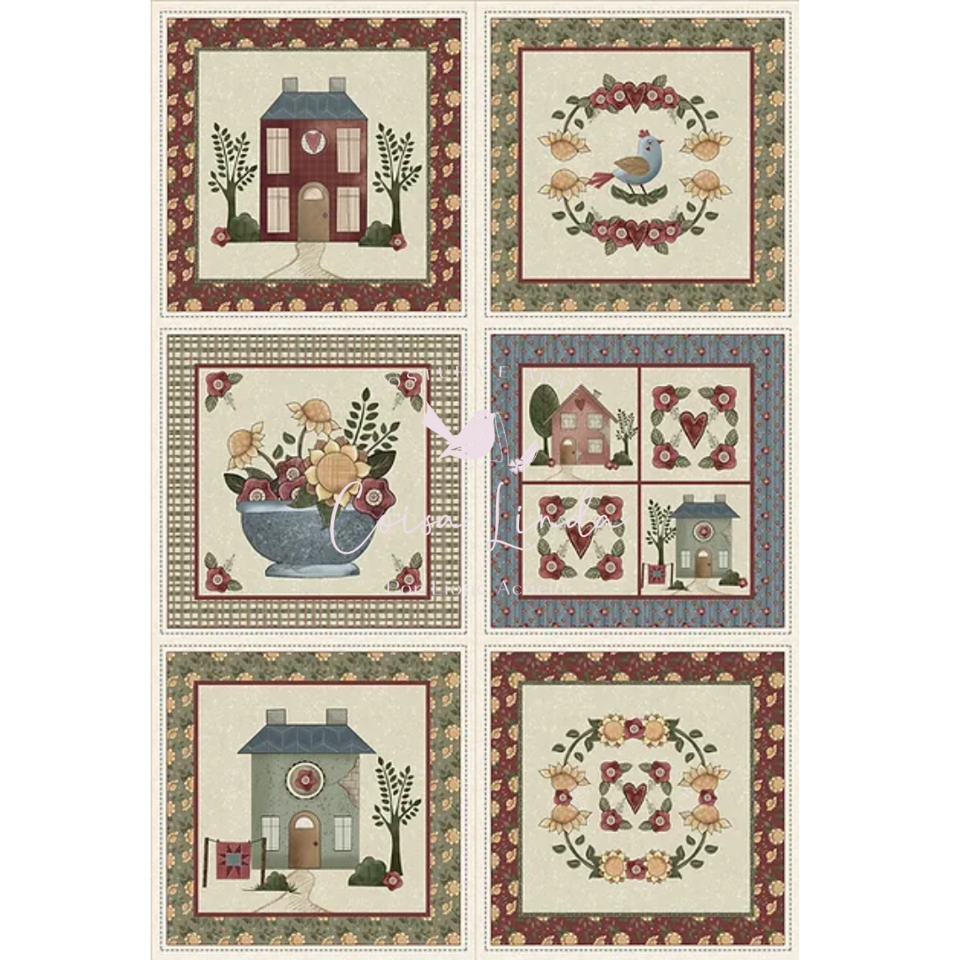 TRICOLINE DIGITAL BLOCOS HOME SWEET ESCURO