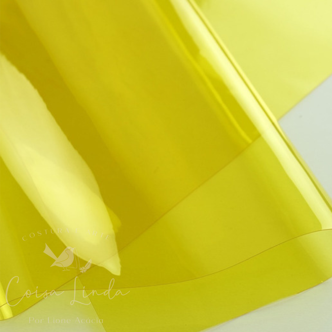 PLÁSTICO CRISTAL COLOR AMARELO