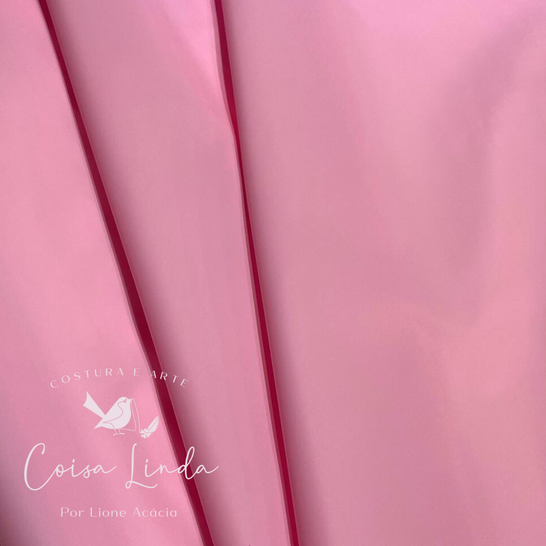 FORRO DE NYLON EMBORRACHADO FINO ROSA BEBE