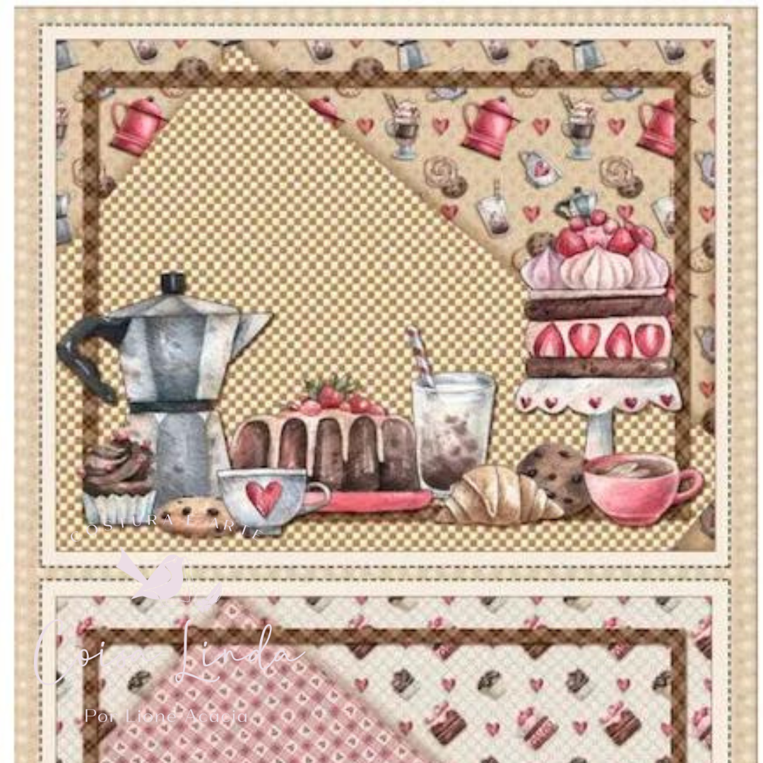 TRICOLINE DIGITAL JOGO AMERICANO CAFÉ