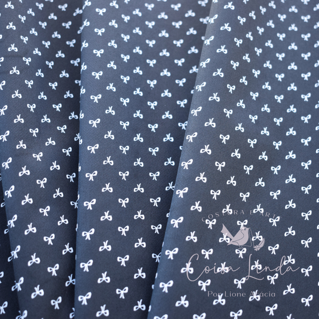 CETIM DUBLADO LACINHO PRETO