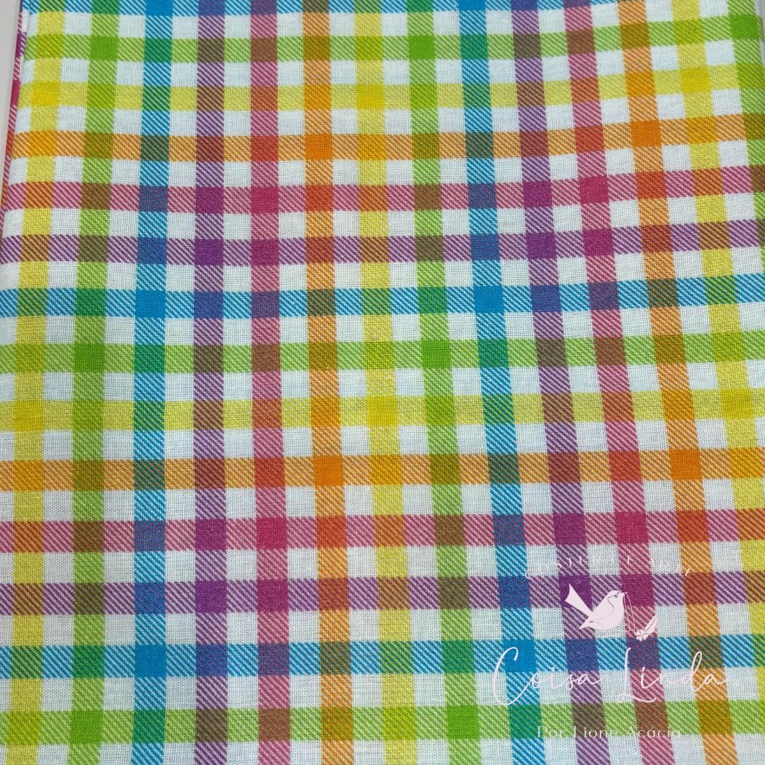 TRICOLINE DIGITAL XADREZ  PEQUENO COLORIDO