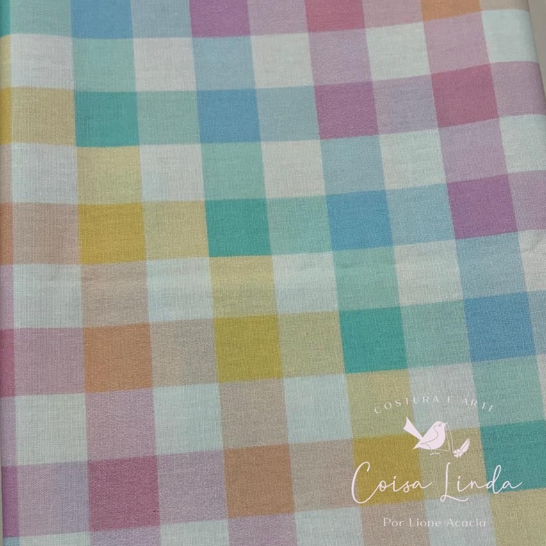 TRICOLINE DIGITAL XADREZ PASTEL