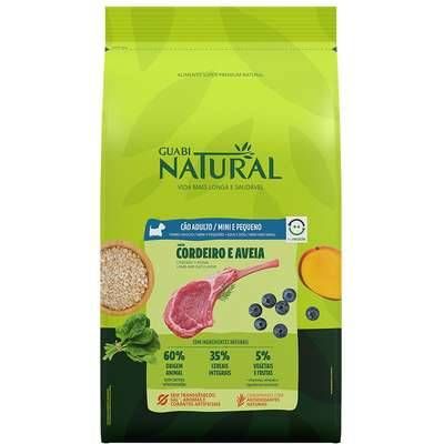 Ração Guabi Natural Cordeiro e Aveia para Cães Adultos Raças Mini e Pequena 10,1kg