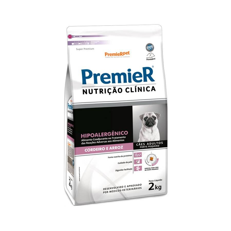 Ração Premier Nutrição Clínica Cão Raça Pequena Hipoalergênico 10,1kg