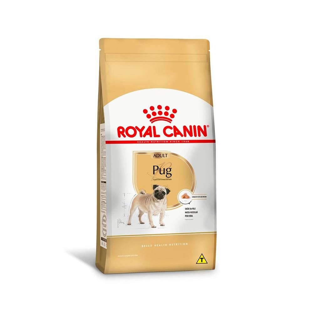 Ração Royal Canin para Cães Adultos da Raça Pug 7,5kg
