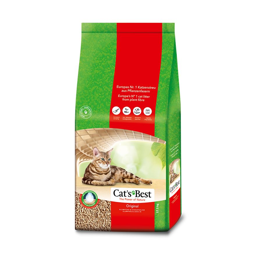 Areia Higiênica Cats Best para Gatos 8,6KG