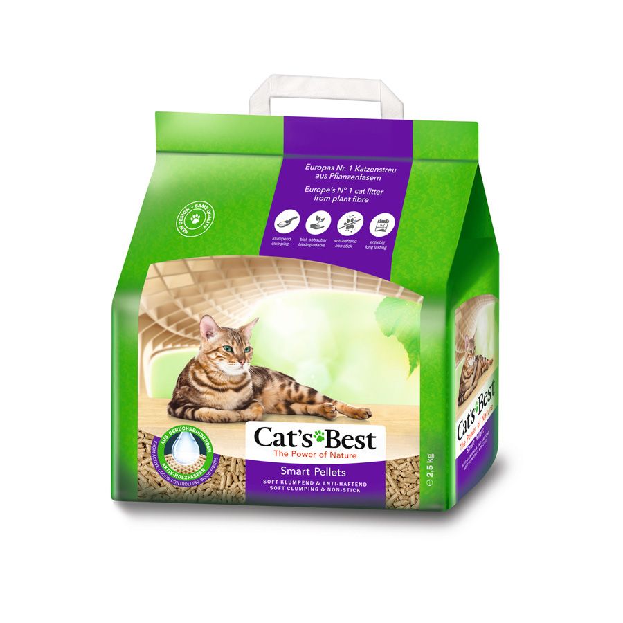 Granulado Ecológico Cat's Best Smart Pellets para Gatos 5KG