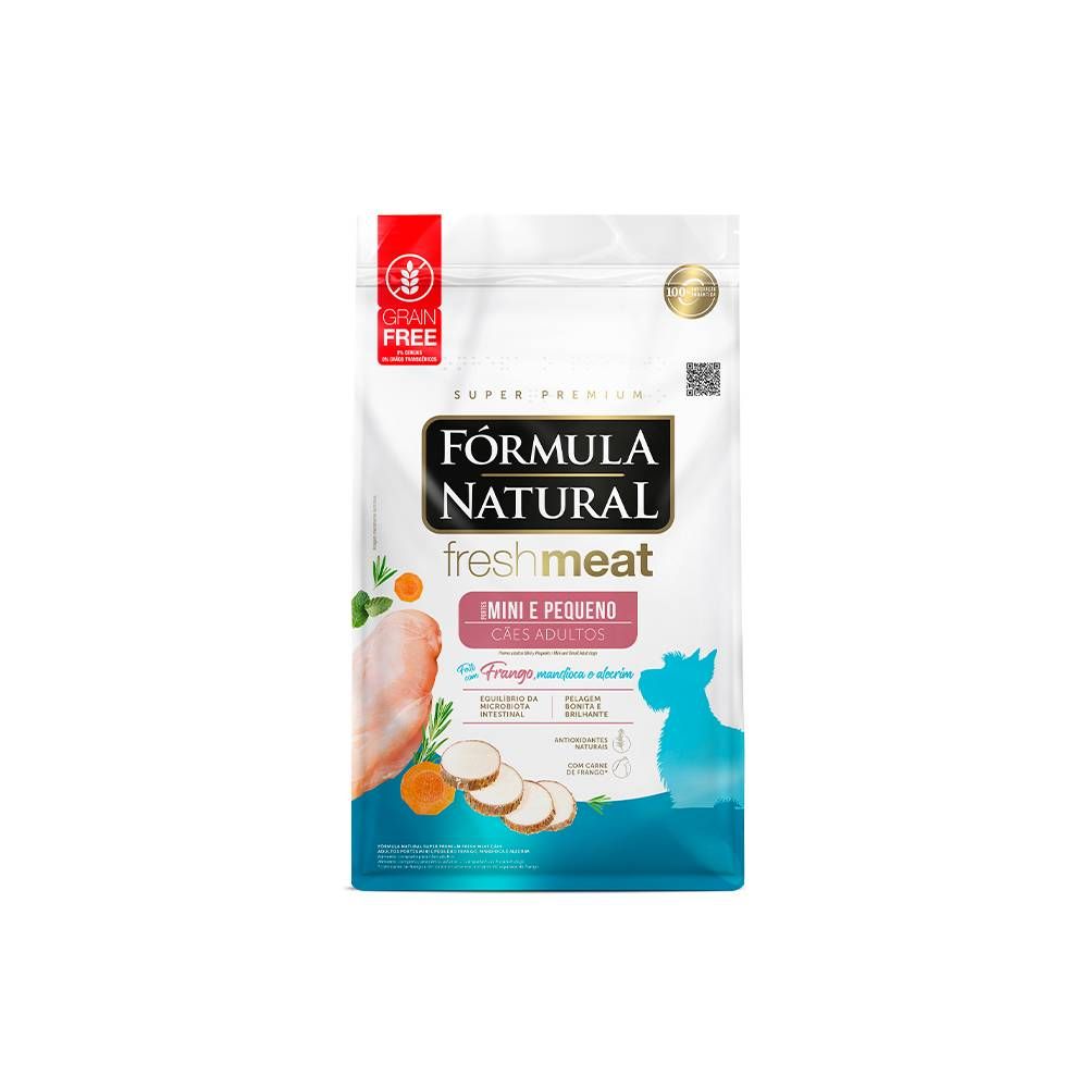 Ração Fórmula Natural Fresh Meat para Cães Adultos de Pequeno Porte - 1kg