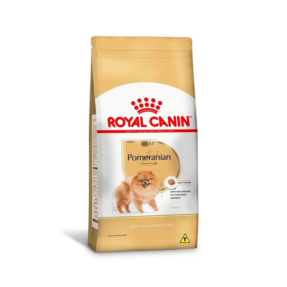 Ração Royal Canin Pomeranian para Cães Adultos da Raça Lulu da Pomerânia - 1KG