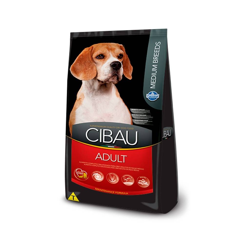 Ração Cibau Medium Breeds para Cães Adultos de Raças Médias - 15kg
