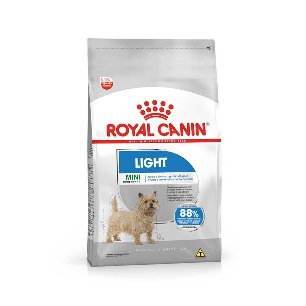Ração Royal Canin Mini Light para Cães Adultos de Porte Pequeno com Tendência à Obesidade 2,5kg