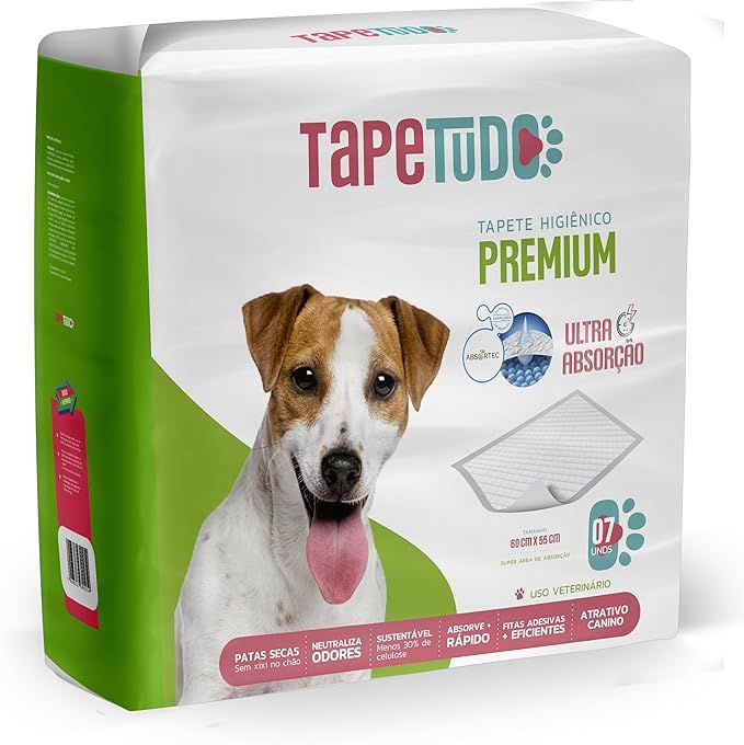 TAPETUDO - TAPETE HIGIENICO 80X60 PCT C/ 7 UN