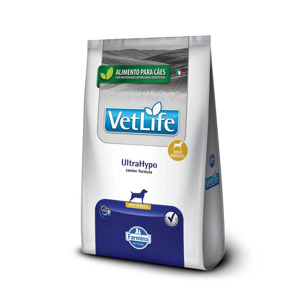 Ração UltraHypo Mini Vet Life para Cães Adultos 10,1kg