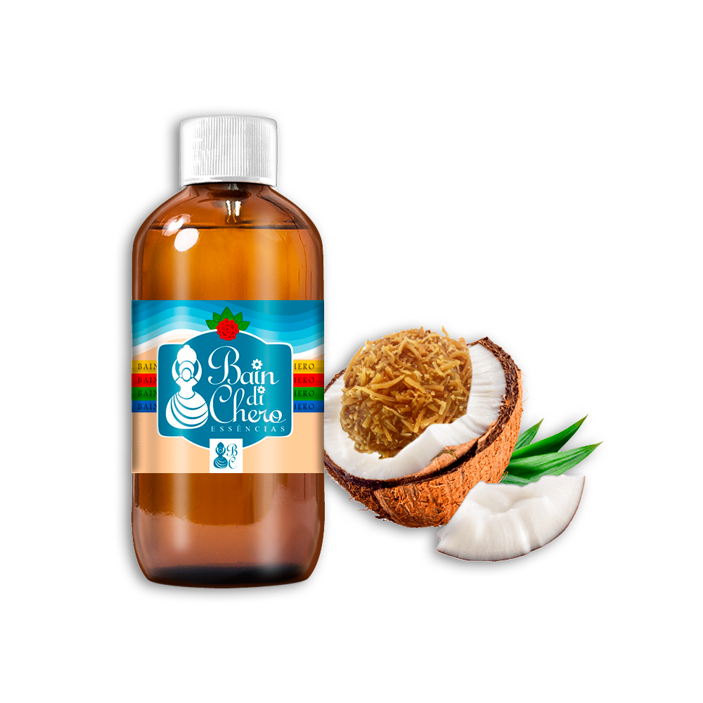 Essência Aromática Concentrada Lipossolúvel (Óleo) de Coco Queimado