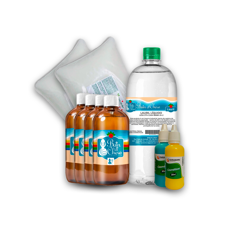 Kit Intermediário Básico de Saboaria com Pigmento