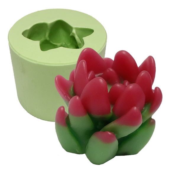 Molde de Silicone Suculenta Elegantis