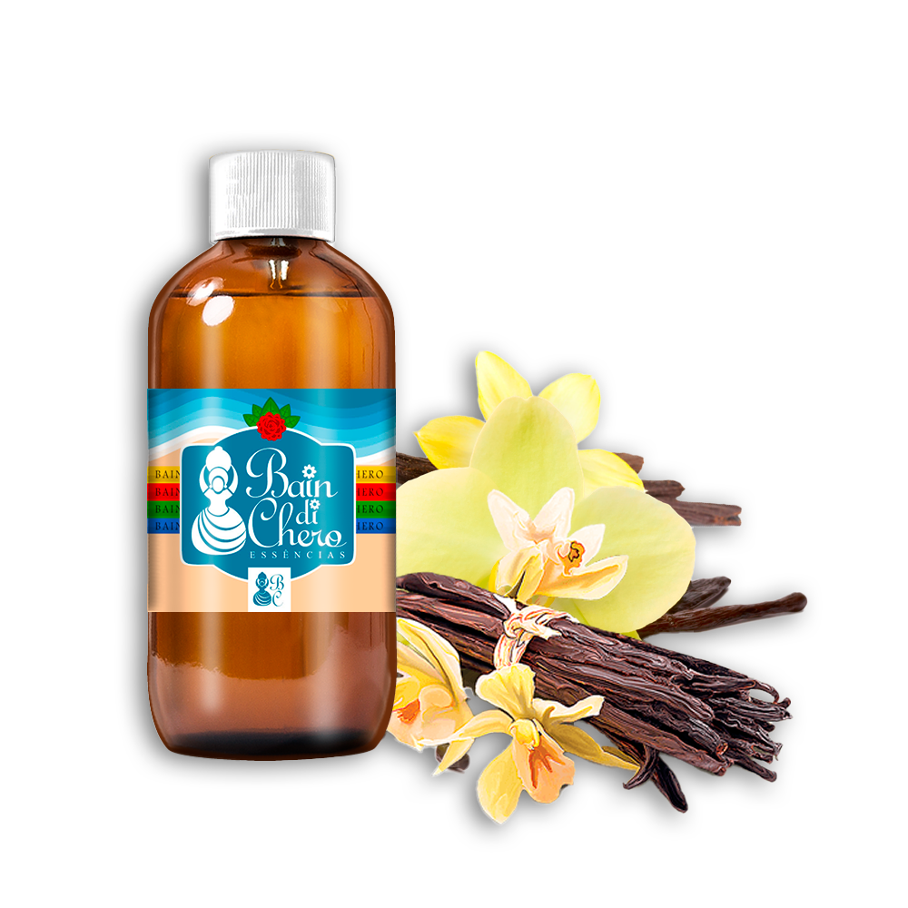 Essência Aromática Concentrada Lipossolúvel (Óleo) de Baunilha