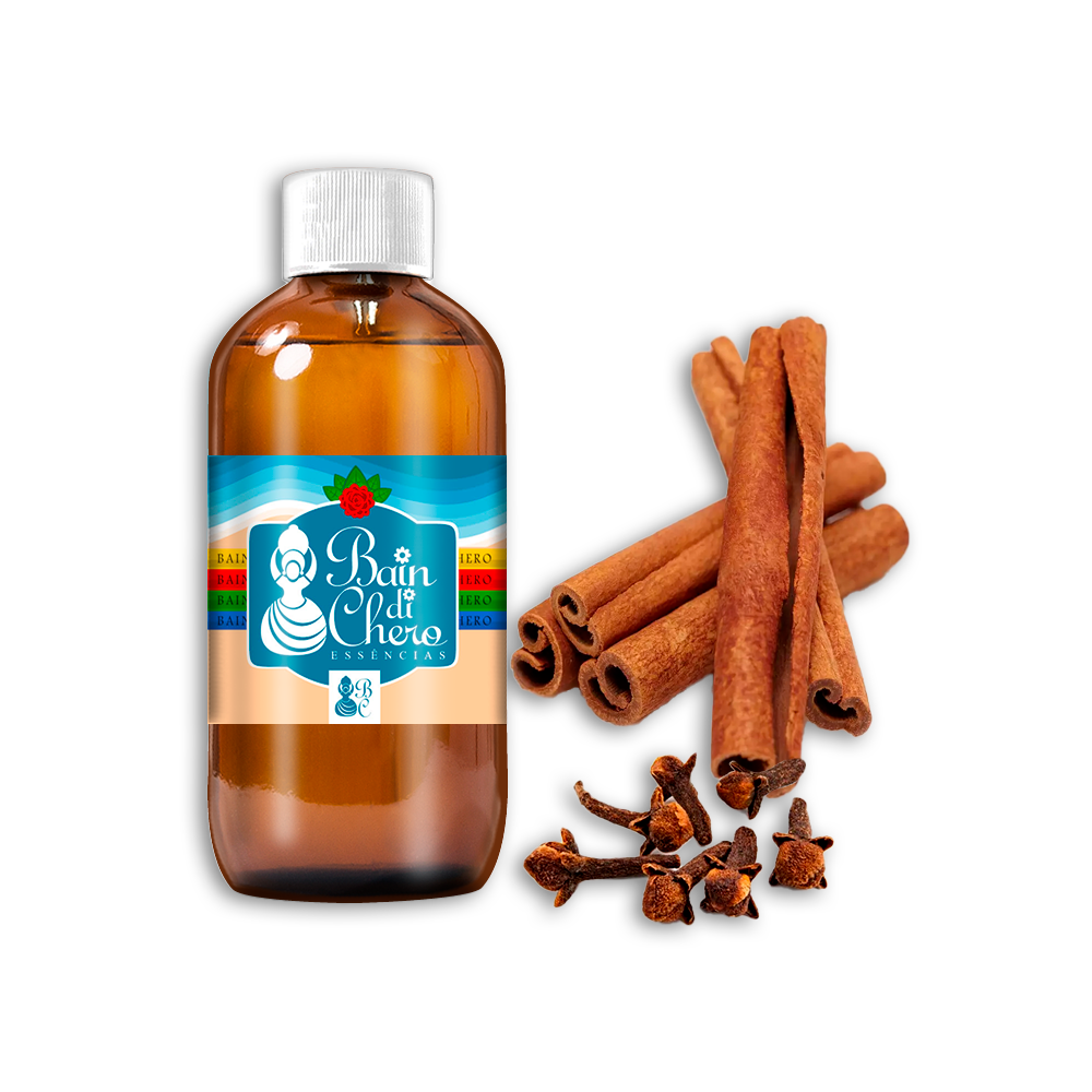 Essência Aromática Concentrada Lipossolúvel (Óleo) de Cravo e Canela