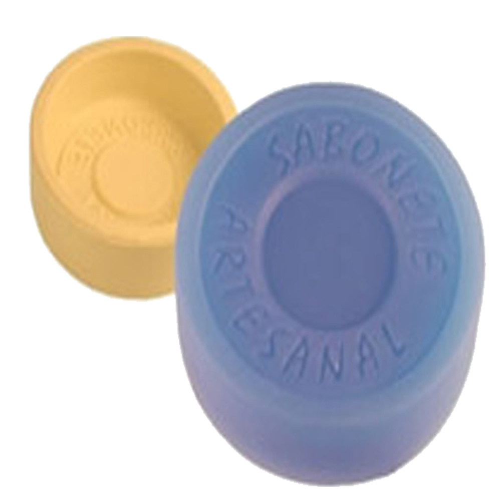Molde de Silicone Sabonete Artesanal Redondo