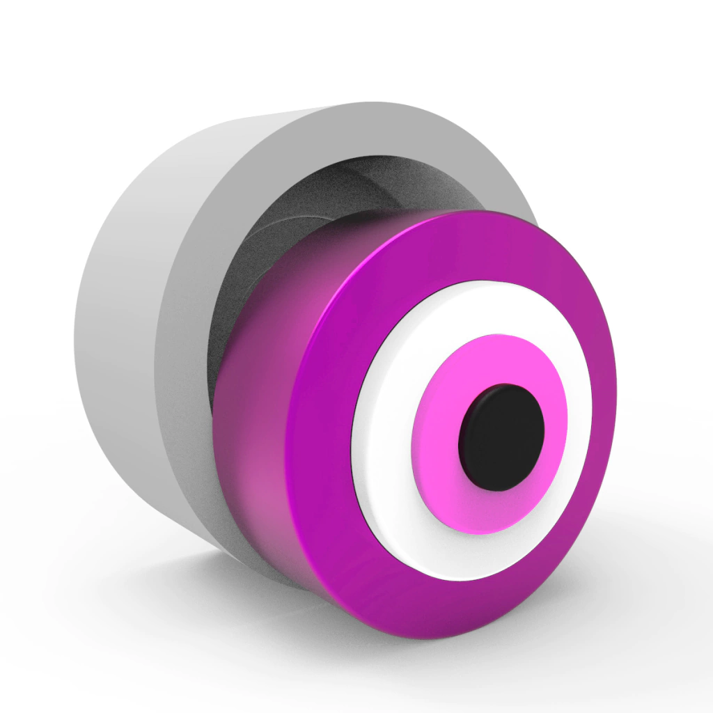 Molde de Silicone Redonda Olho Grego para Sabonetes, Velas e Resina Artesanal