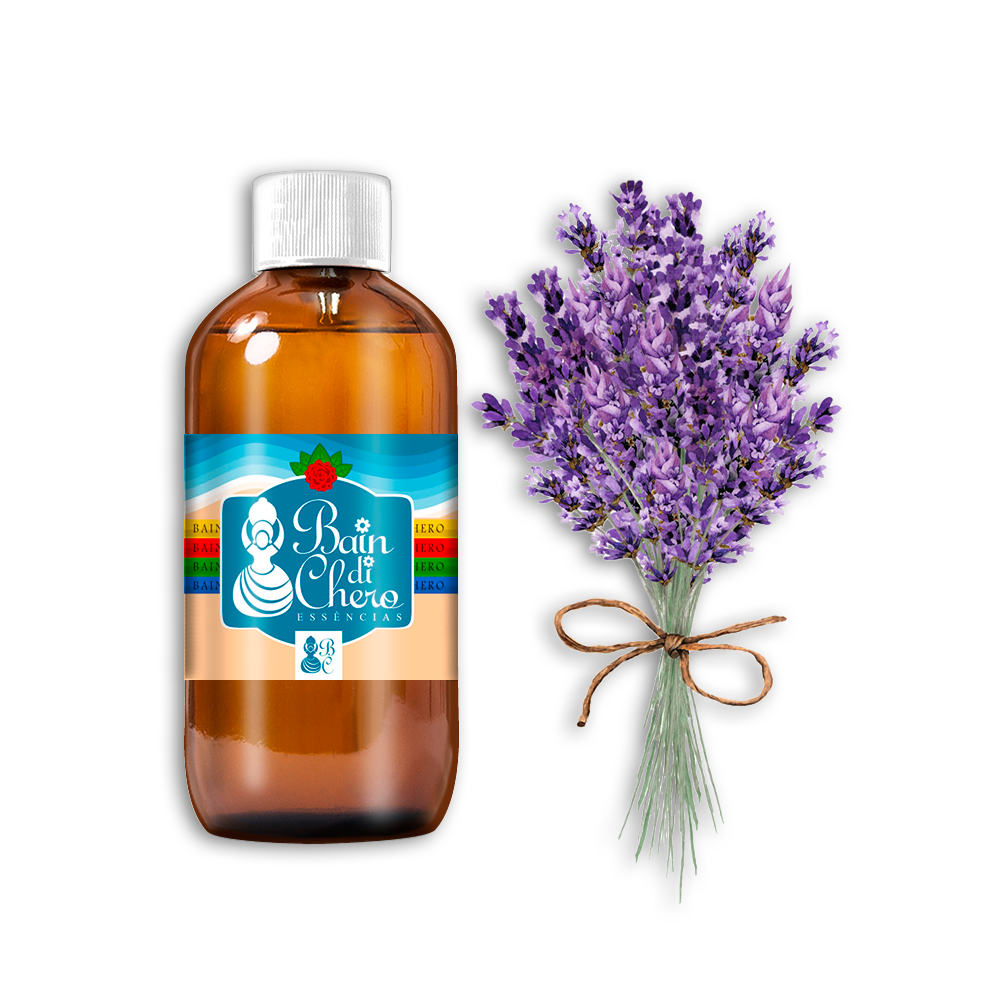 Essência Aromática Concentrada Lipossolúvel (Óleo) de Lavanda Francesa