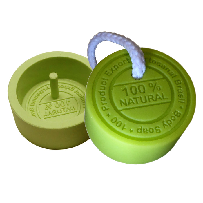 Molde de Silicone Redondo Com Furo