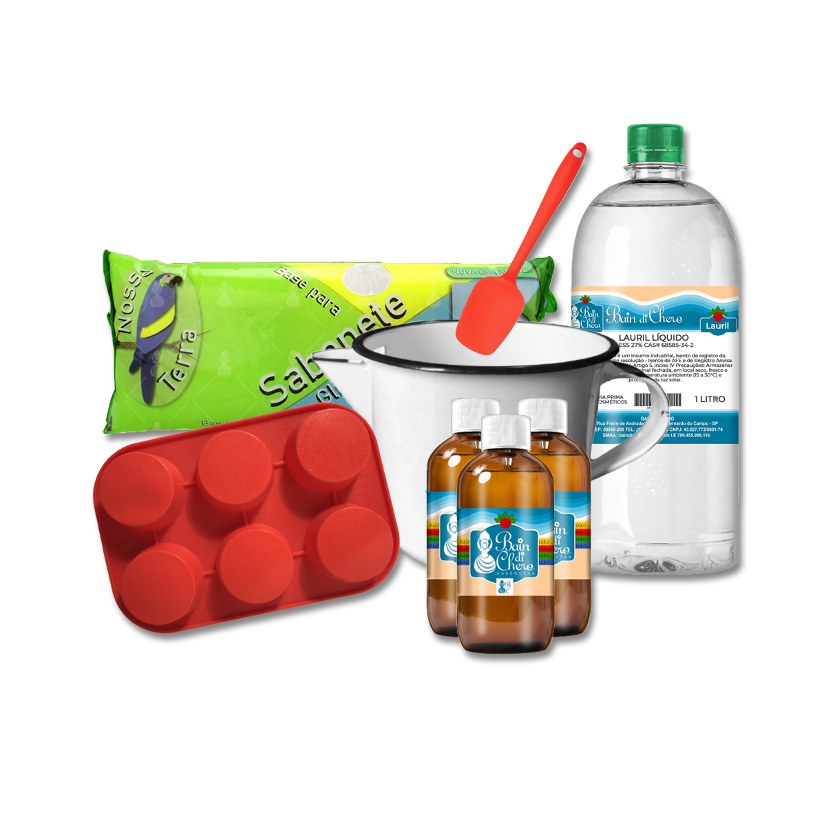 Kit Iniciante de Saboaria Essencial