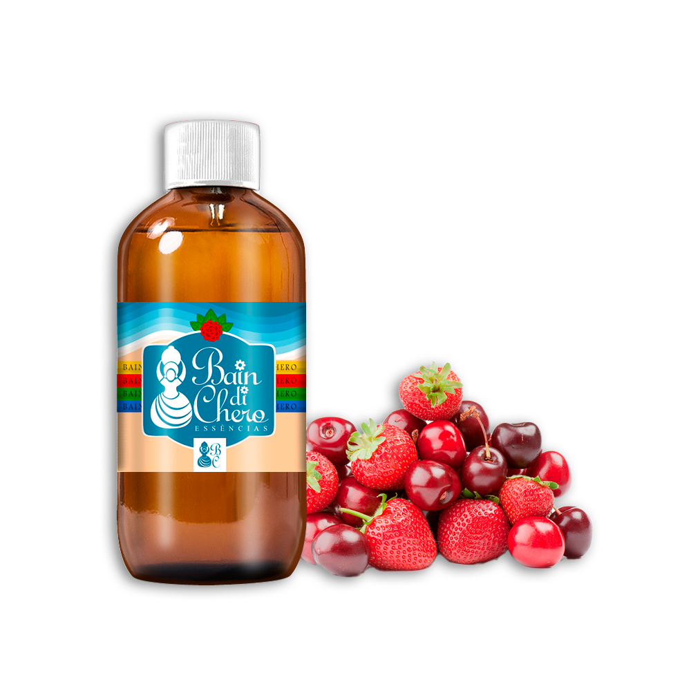 Essência Aromática Concentrada Hidrossolúvel (Água) de Frutas Vermelhas