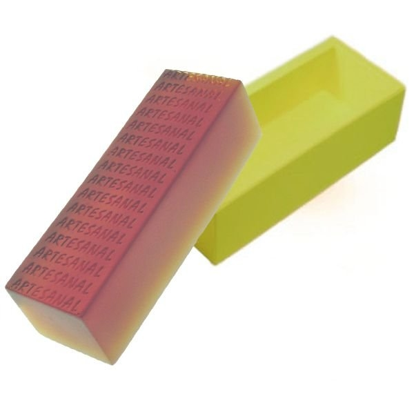 Molde de Silicone Barra Sabonete Artesanal Grande