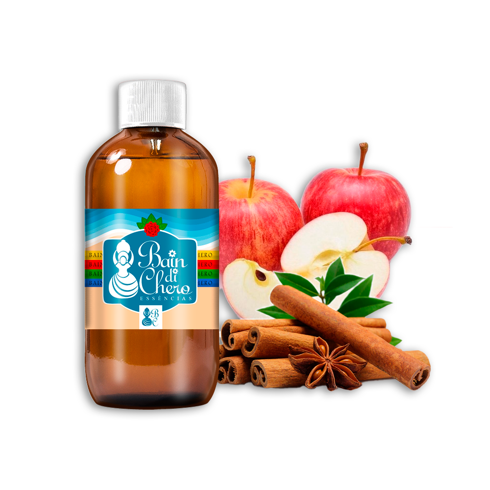 Essência para Perfume e Cosméticos de Maçã com Canela a base de Água