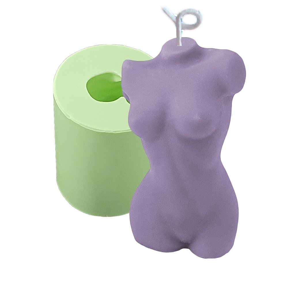 Molde de Silicone Corpo Feminino