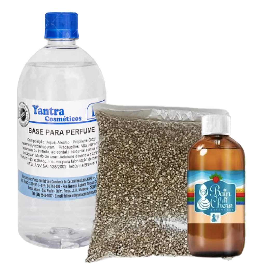 Kit Iniciante para Produção de Sachês Perfumados Vermiculita 500gr