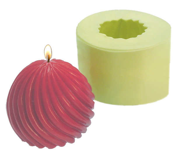 Molde de Silicone Bola Espiral