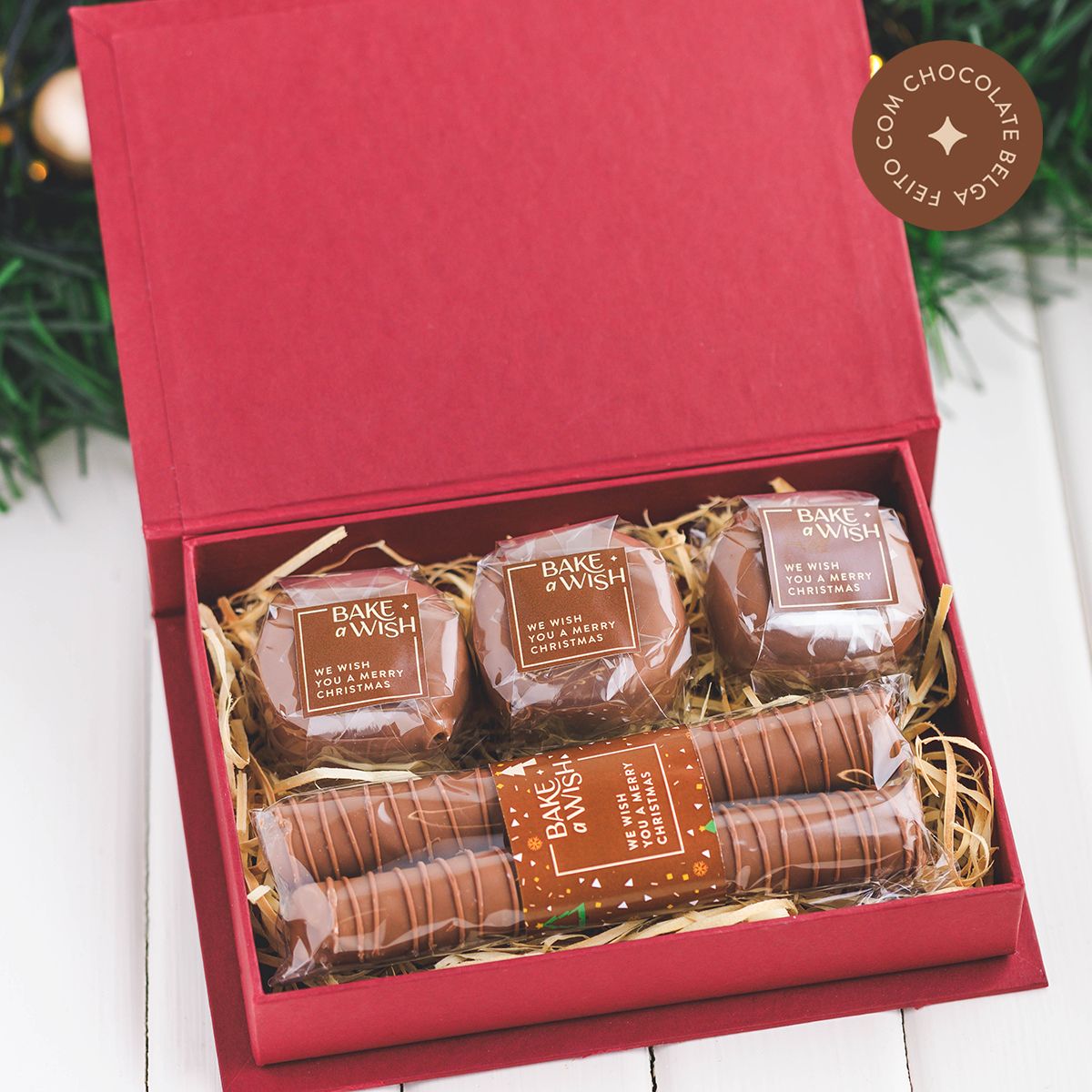 Caixa Presente P - Natal