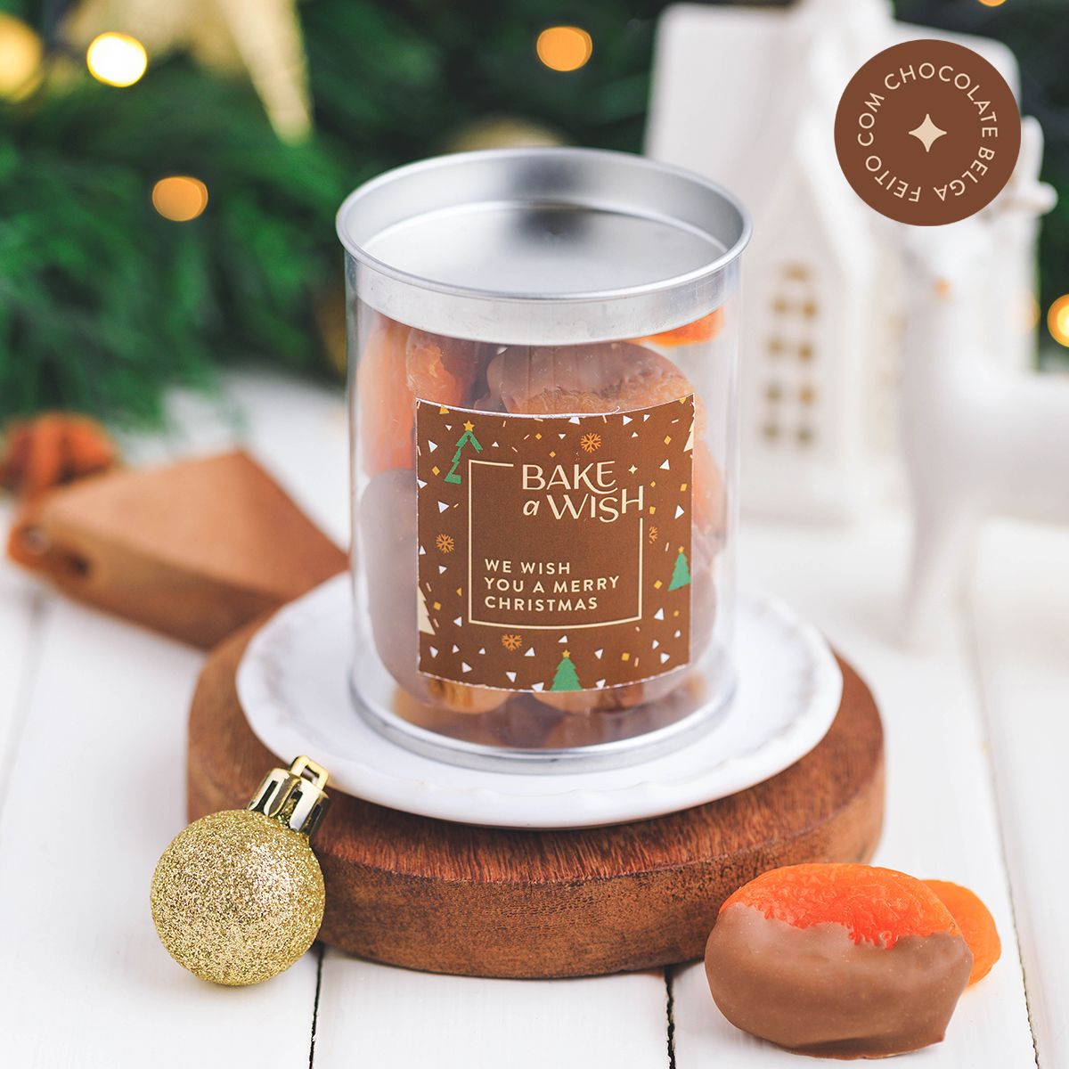 Damasco com Chocolate