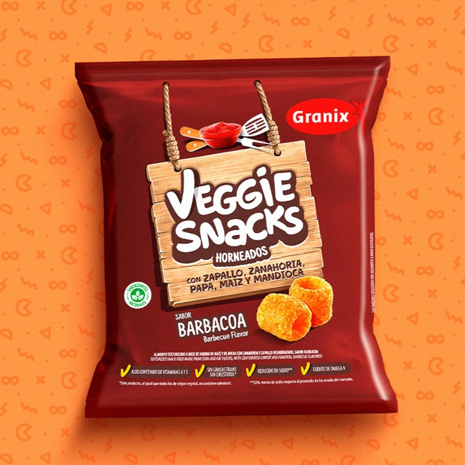 Veggie Snack - Barbecue - Granix - 45g - Superbom