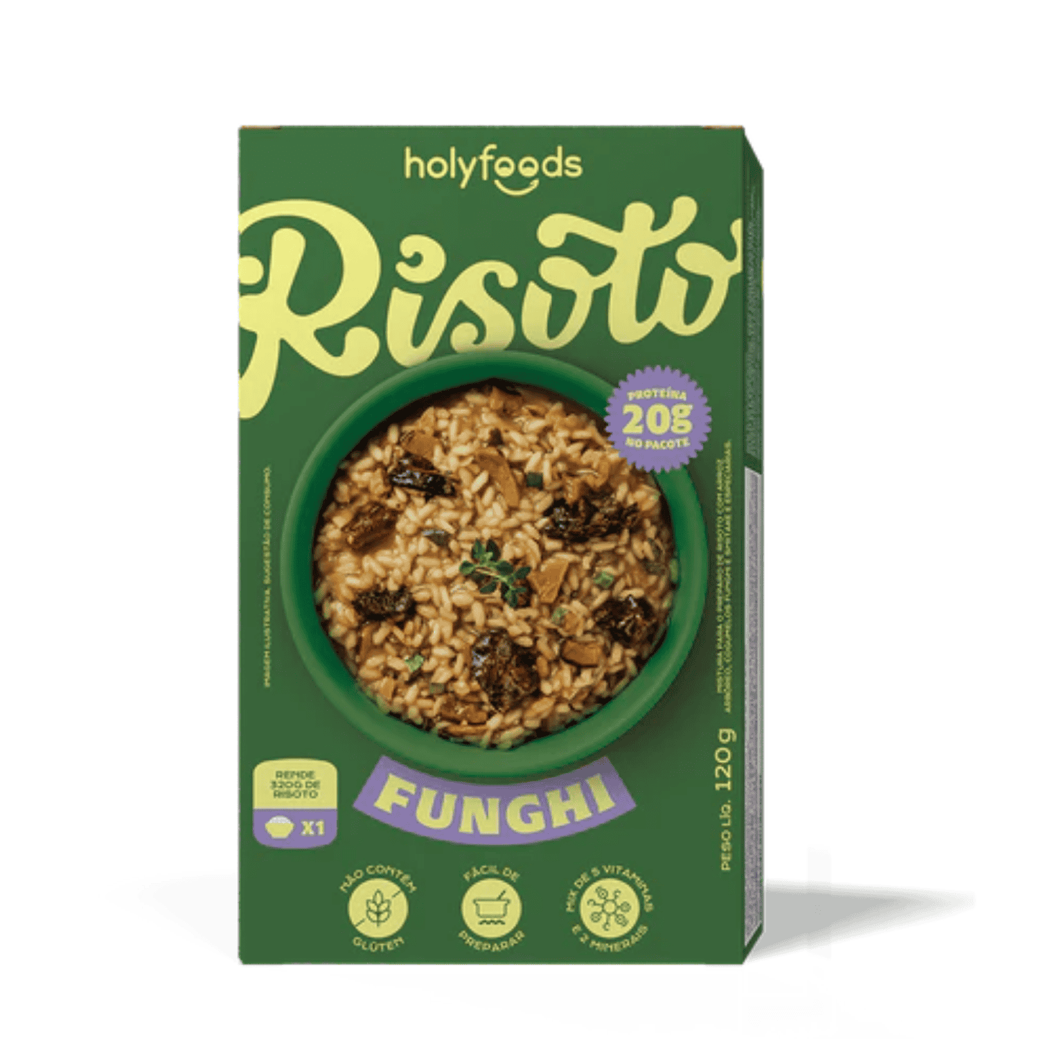 Risoto Funghi - 120g - Holyfoods