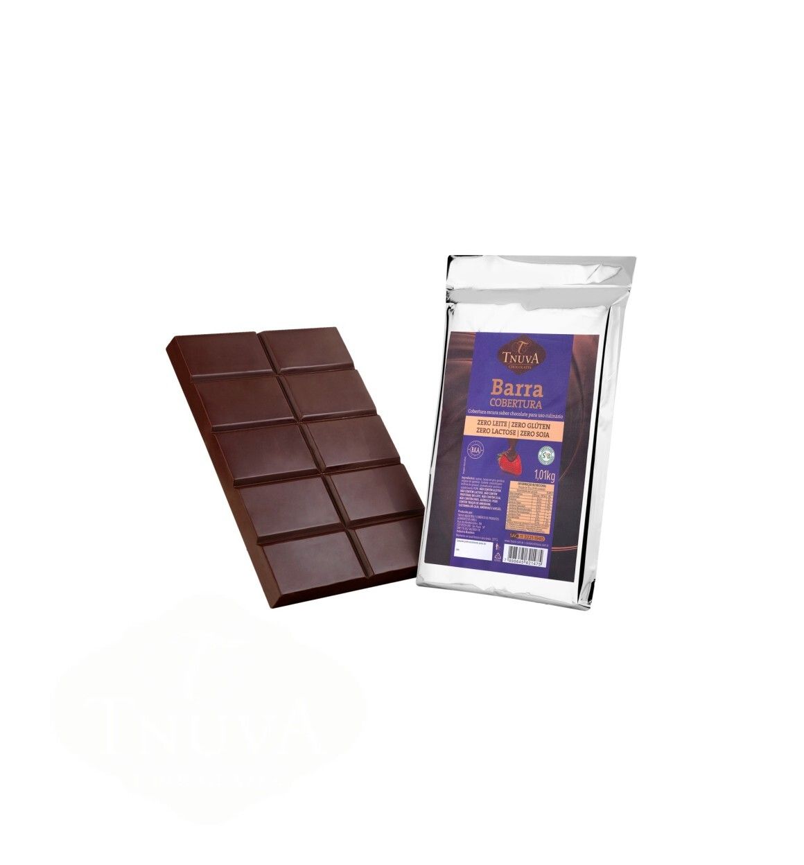 Barra Cobertura Chocolate Culinária - 1,01kg - Tnuva