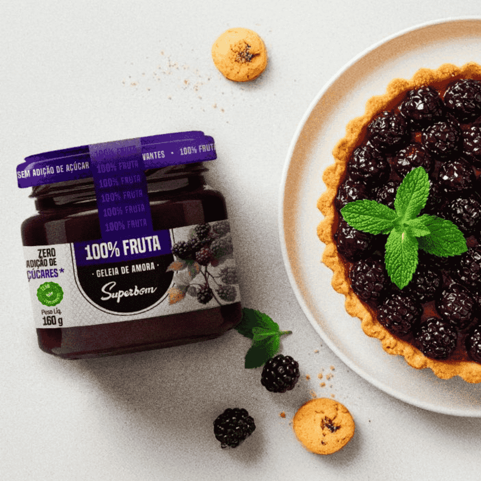 Geleia - Amora - 160g - Superbom