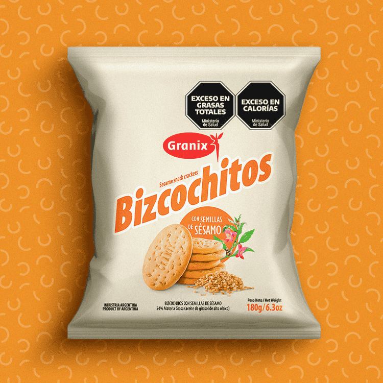 Biscoito - Semente de Gergelim - 180g - Superbom