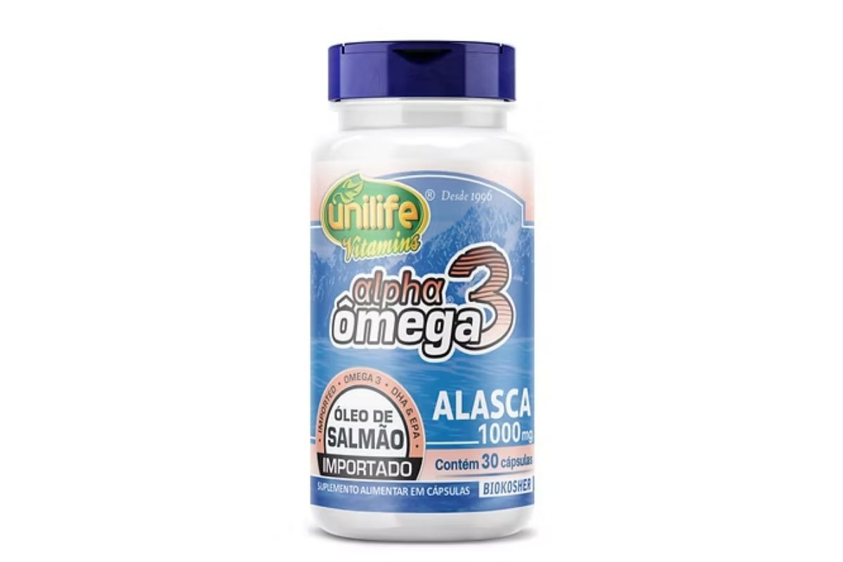 Ômega 3 - Óleo de Salmão Importado - 30 Cáps. - Unilife