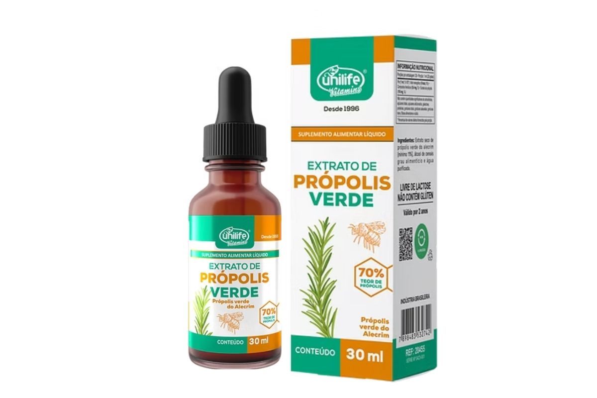 Extrato de Própolis Verde - 30ml - Unilife