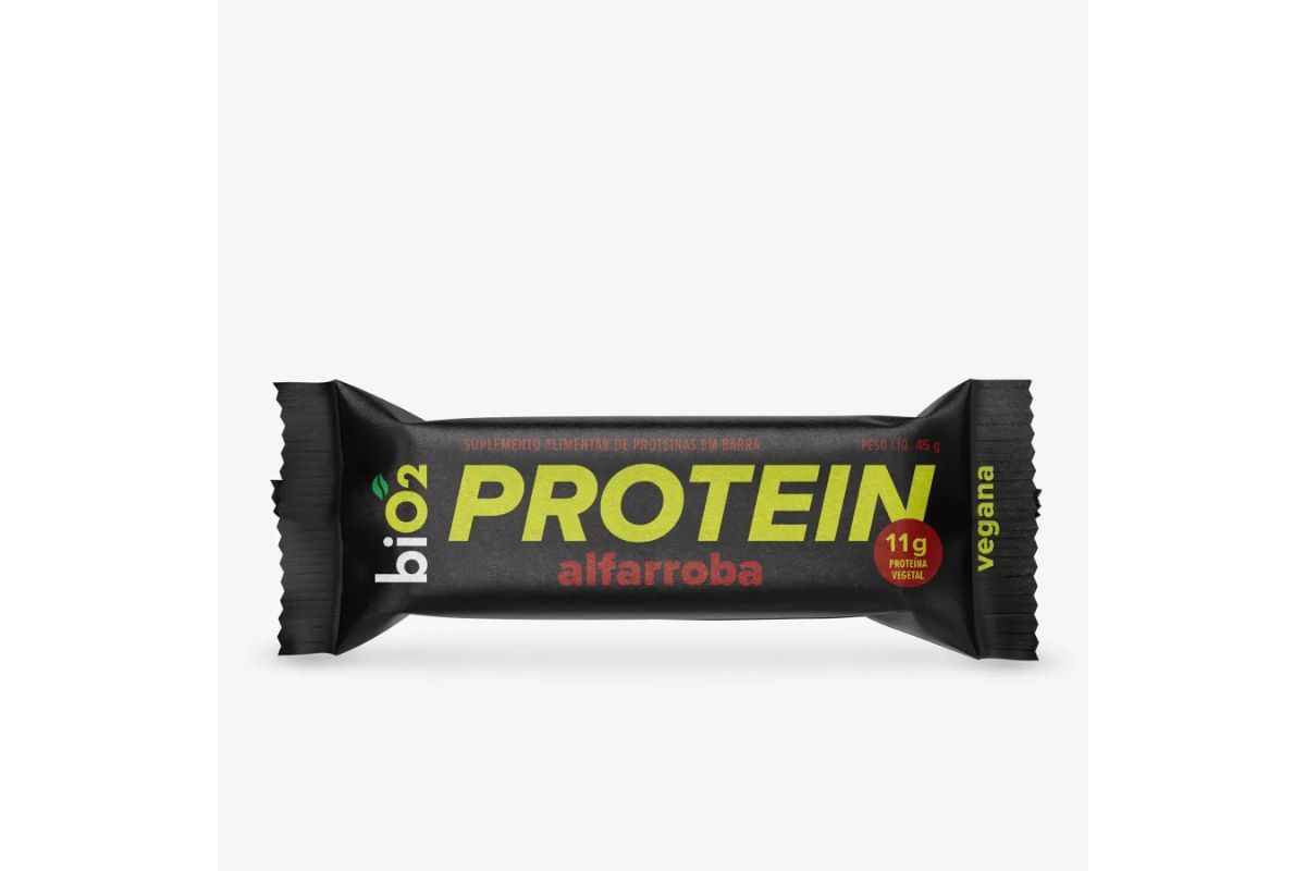 Barra de Proteína - Alfarroba - 45g - biO2