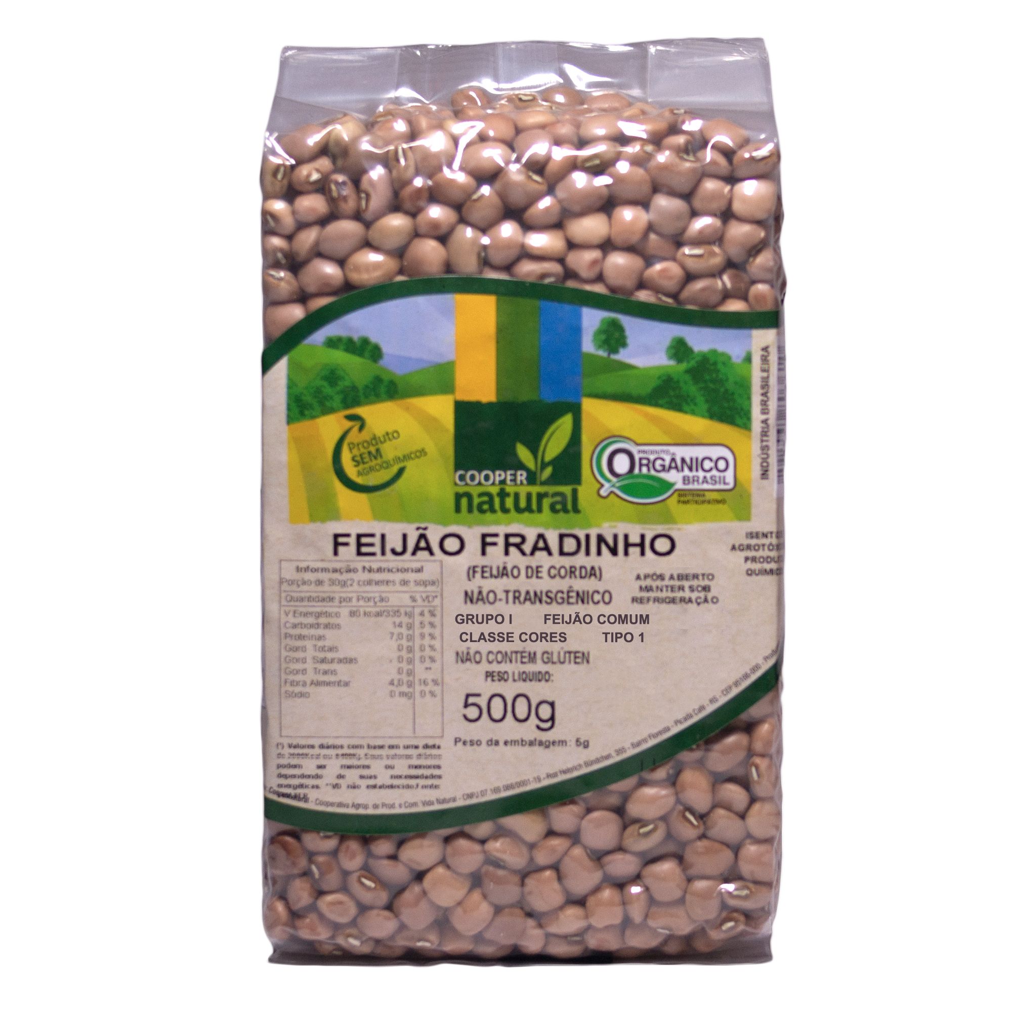 Feijão Fradinho de Corda - 500g - Coopernatural