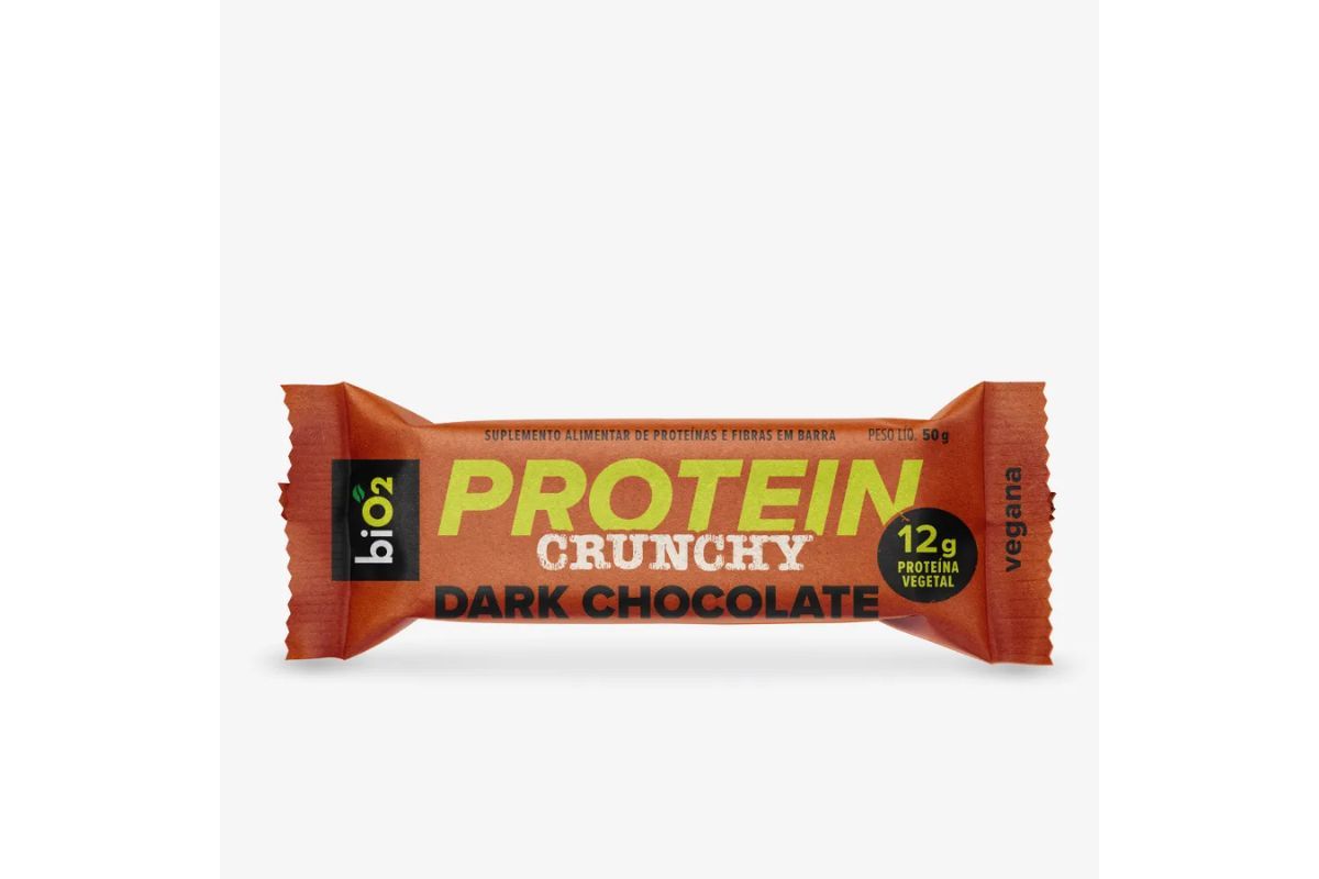 biO2 Protein Crunchy Dark Chocolate 50 g