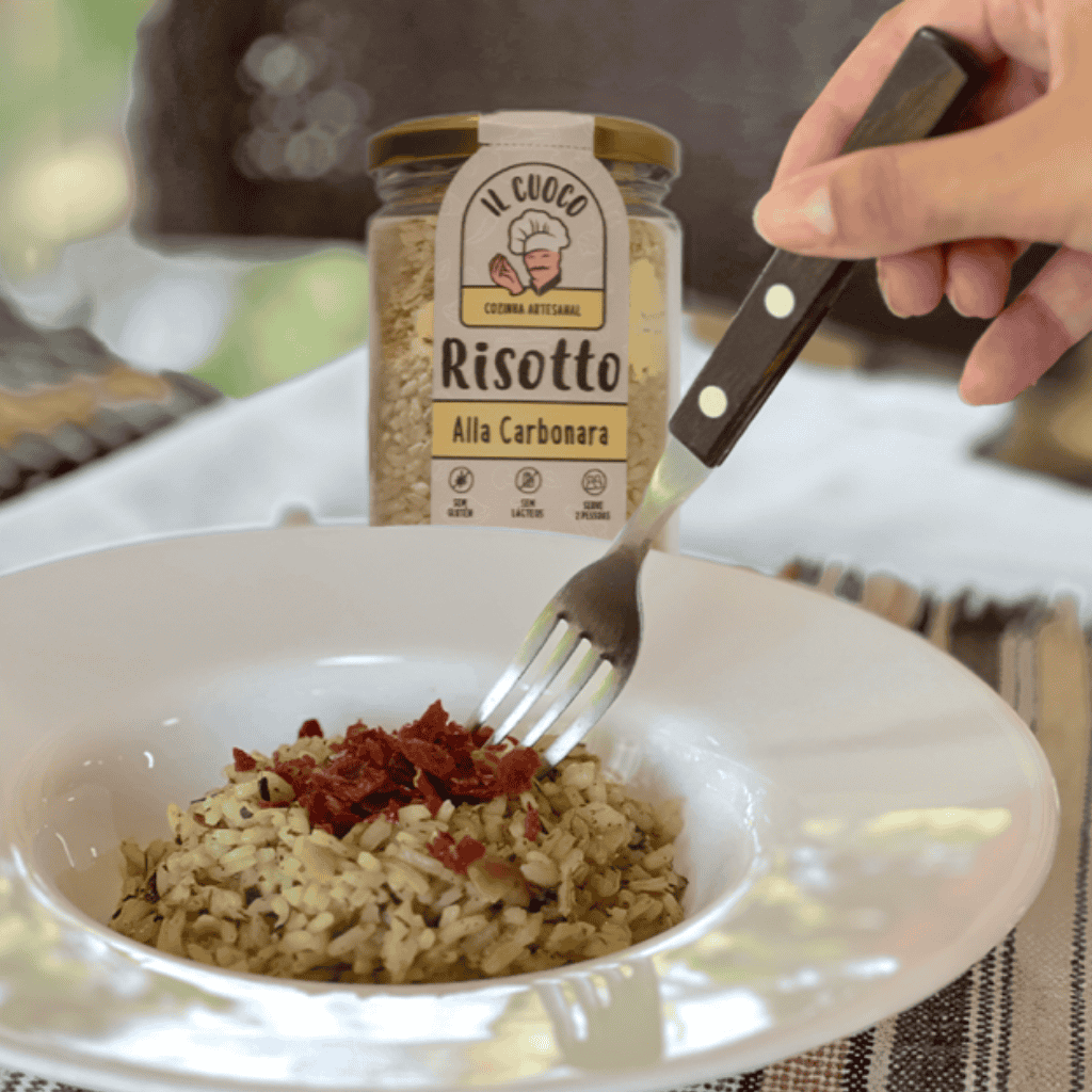 Risoto Alla Carbonara Bacon Crispy - 250g - Il Cuoco